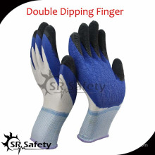 SRSAFETY 13 Needle Nylon & Latex Dipped Labor Gloves